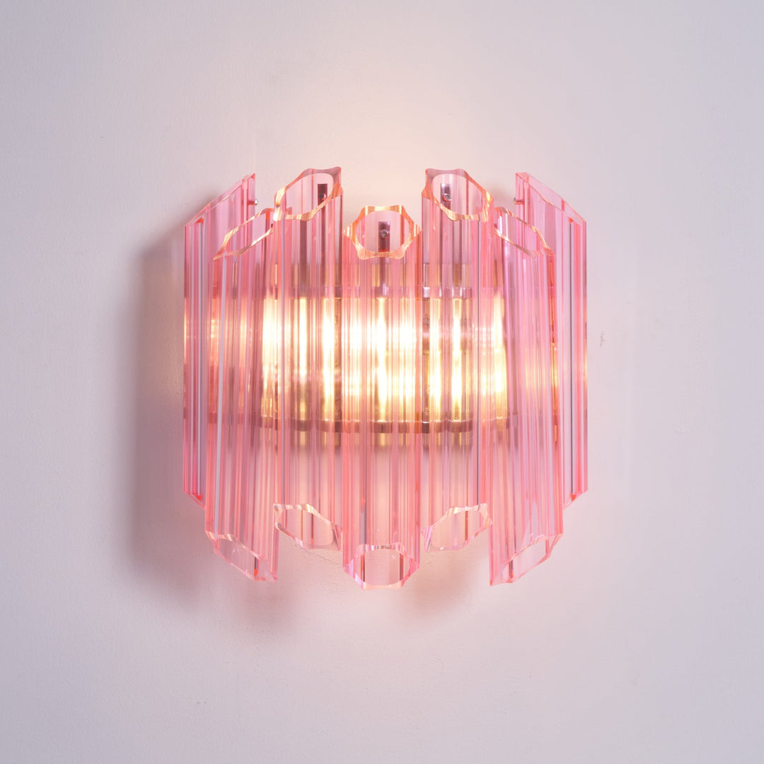 Pink Palermo Murano Wall Lamp - Vakkerlight