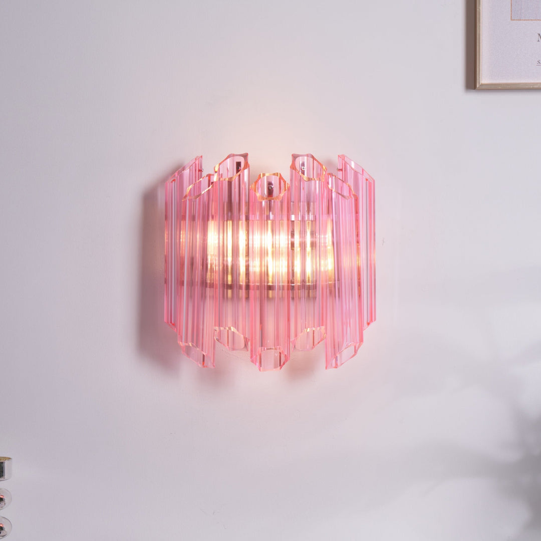 Pink Palermo Murano Wall Lamp - Vakkerlight