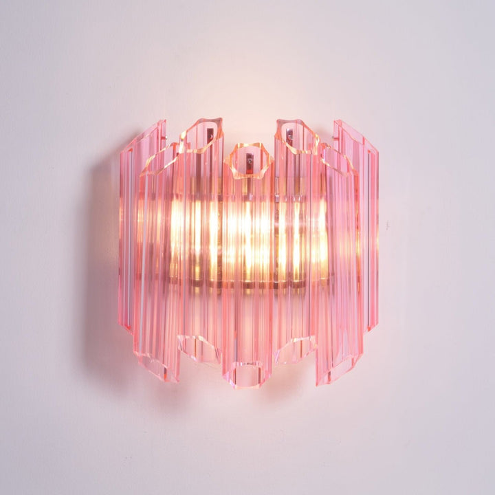 Pink Palermo Murano Wall Lamp - Vakkerlight