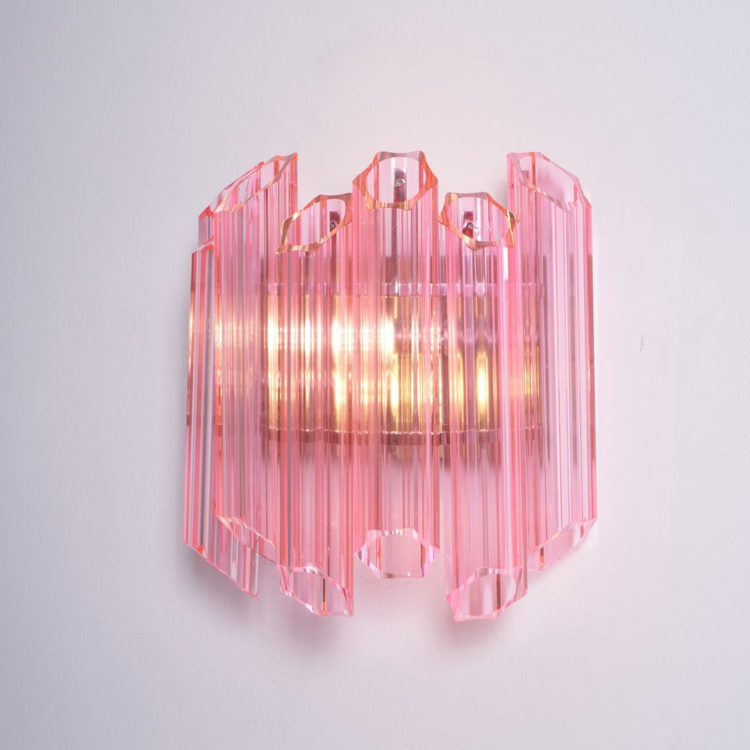 Pink Palermo Murano Wall Lamp - Vakkerlight