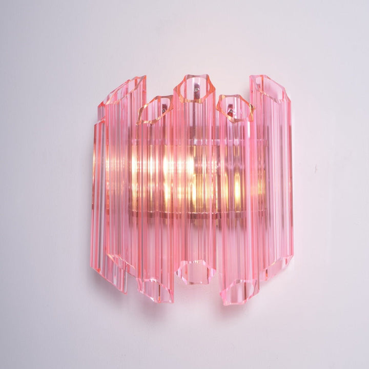 Pink Palermo Murano Wall Lamp - Vakkerlight