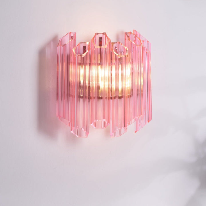 Pink Palermo Murano Wall Lamp - Vakkerlight
