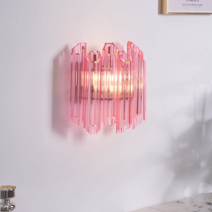 Pink Palermo Murano Wall Lamp - Vakkerlight