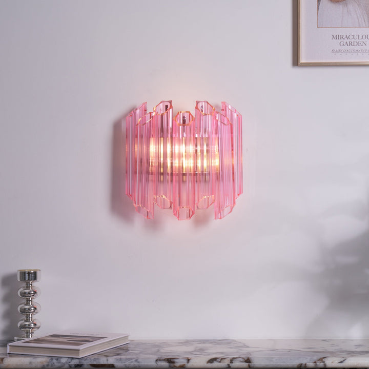 Pink Palermo Murano Wall Lamp - Vakkerlight