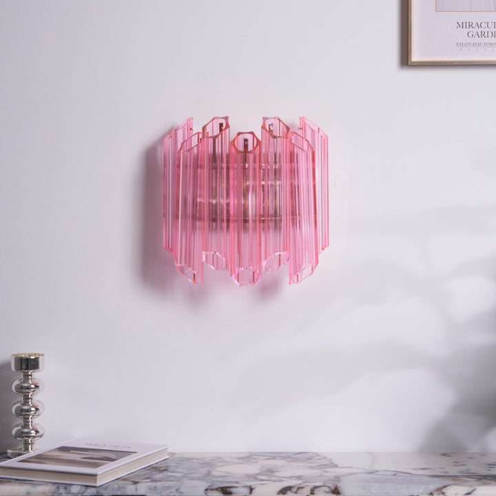 Pink Palermo Murano Wall Lamp - Vakkerlight