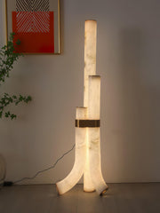 Piped Marble Floor Lamp - Vakkerlight