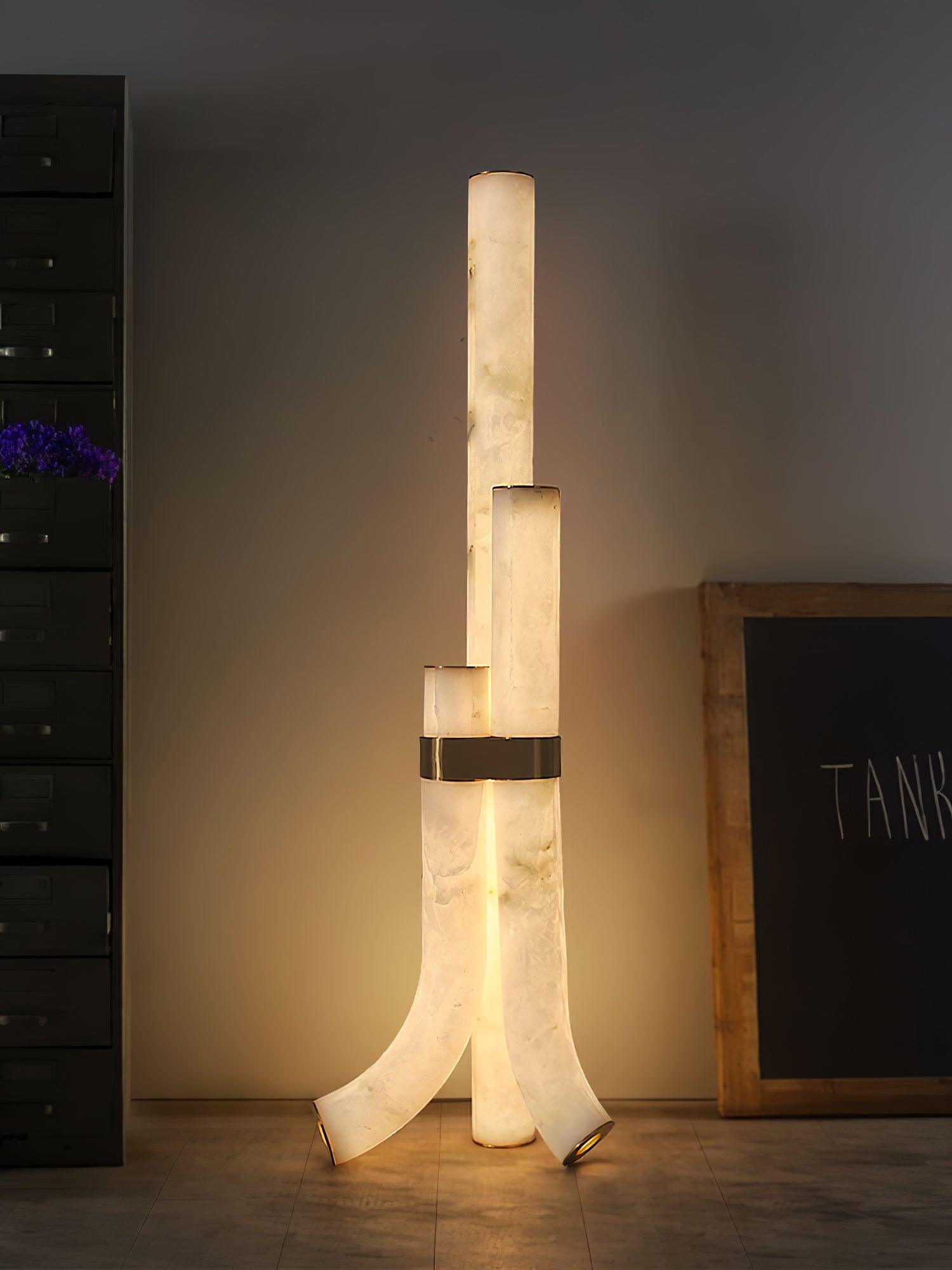 Piped Marble Floor Lamp – Vakkerlight