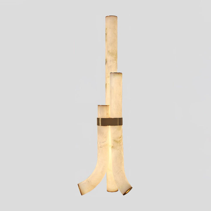 Piped Alabaster Floor Lamp - Vakkerlight