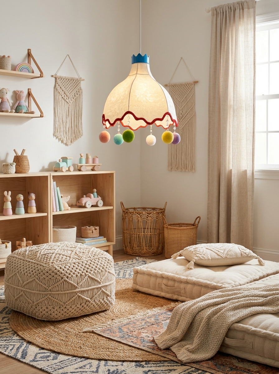 Pippi Kids Fabric Pendant Light