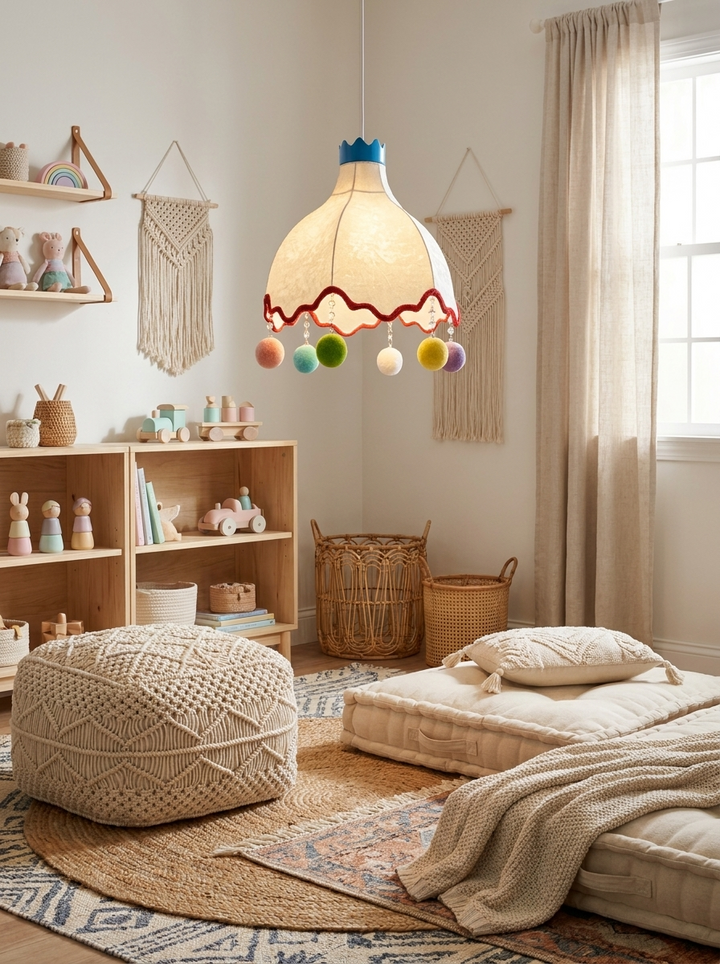 Pippi Kids Fabric Pendant Light