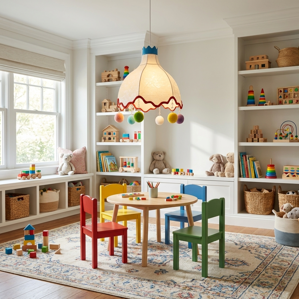 Pippi Kids Fabric Pendant Light