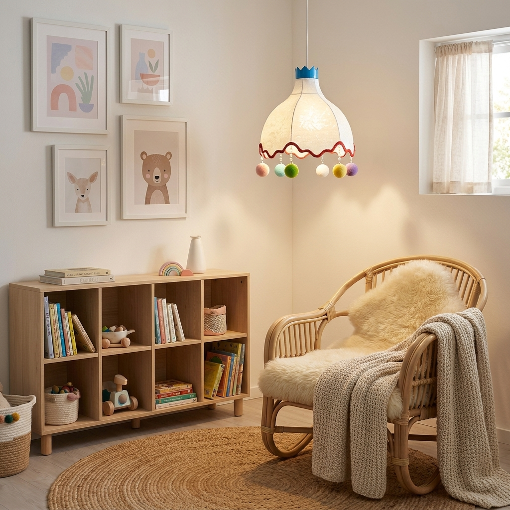 Pippi Kids Fabric Pendant Light
