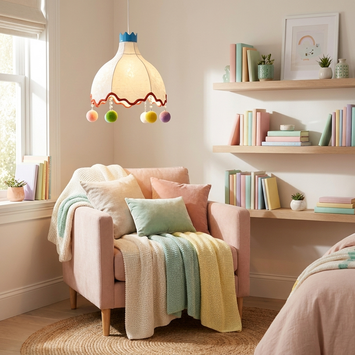 Pippi Kids Fabric Pendant Light
