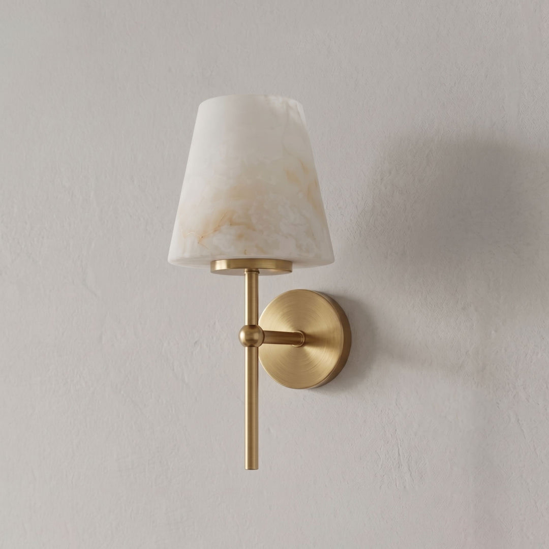 Pivot Alabaster Wall Sconce