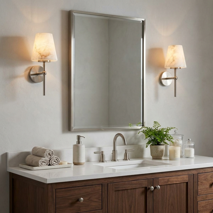 Pivot Alabaster Wall Sconce
