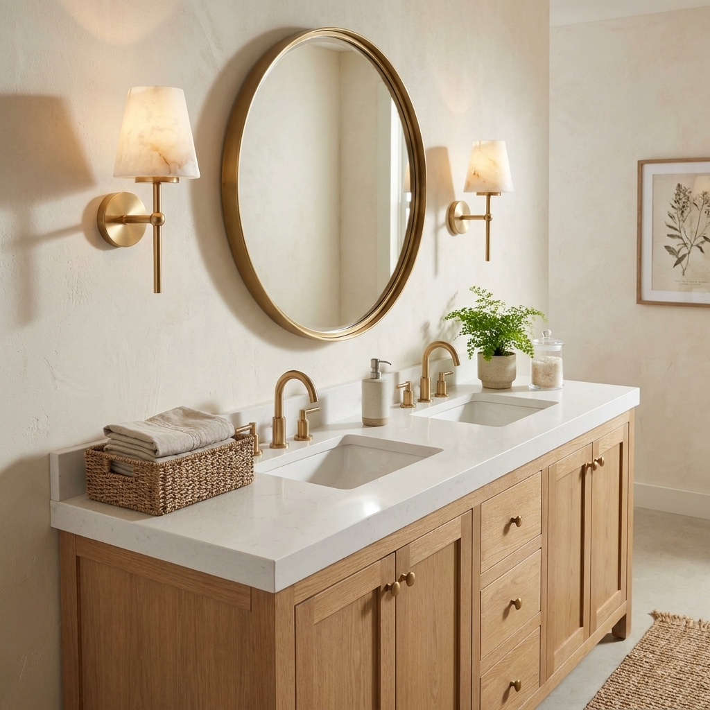 Pivot Alabaster Wall Sconce