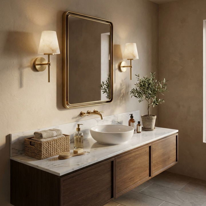 Pivot Alabaster Wall Sconce