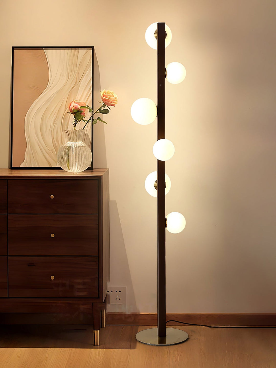 Planeta Wood Floor Lamp - Vakkerlight