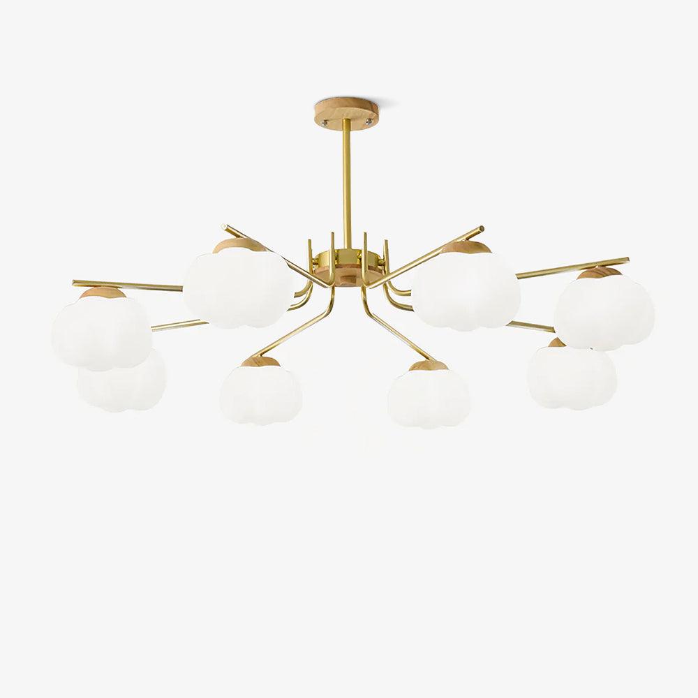 Plastic Cotton Balls Chandelier - Vakkerlight