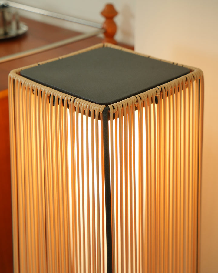 Plastic Rattan Outdoor Post Light - Vakkerlight