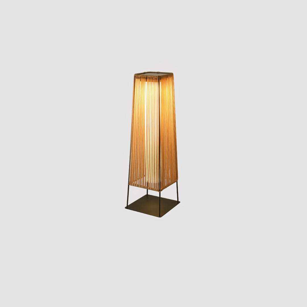 Plastic Rattan Outdoor Post Light - Vakkerlight