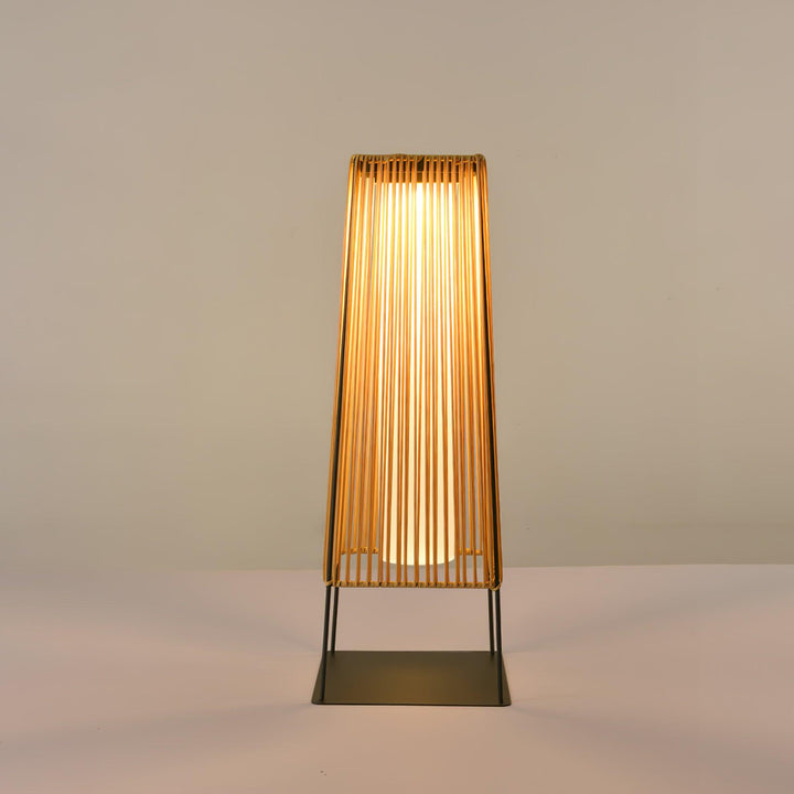 Plastic Rattan Outdoor Post Light - Vakkerlight