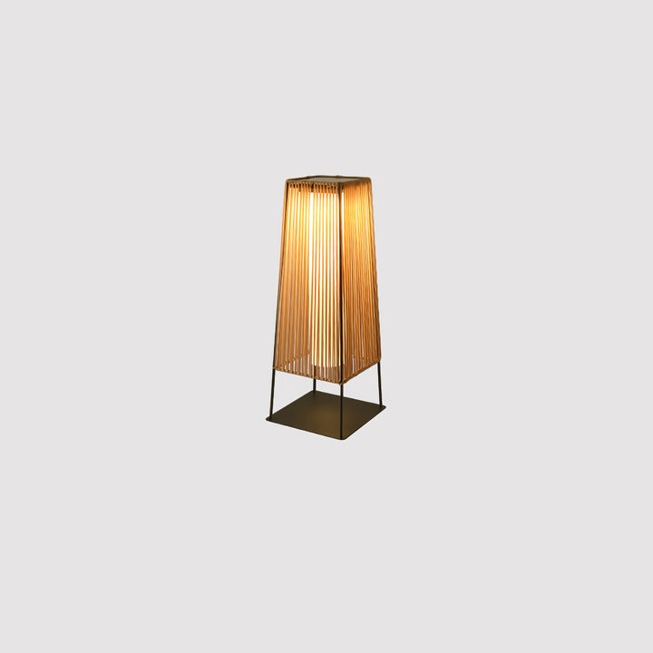 Plastic Rattan Outdoor Post Light - Vakkerlight