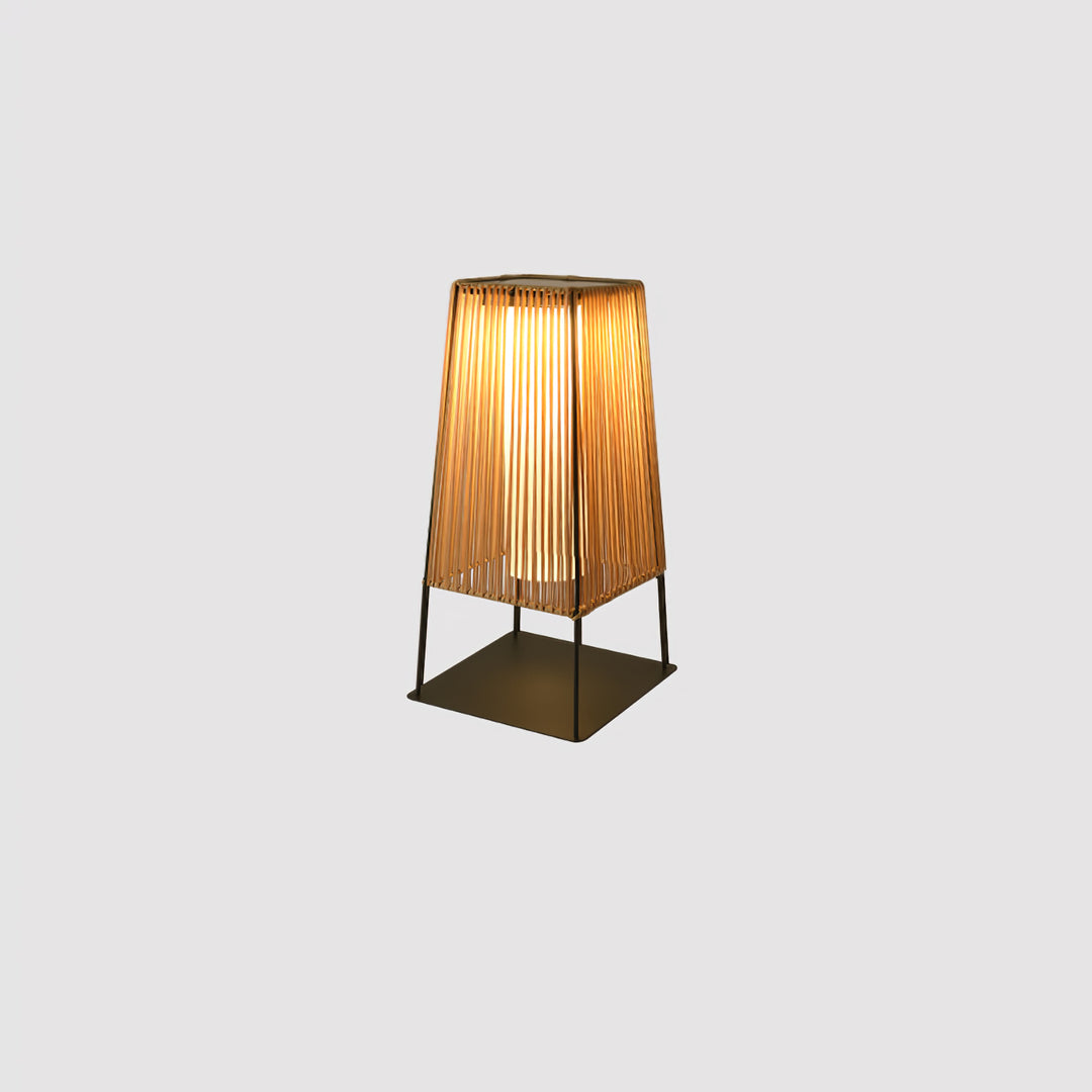 Plastic Rattan Outdoor Post Light - Vakkerlight