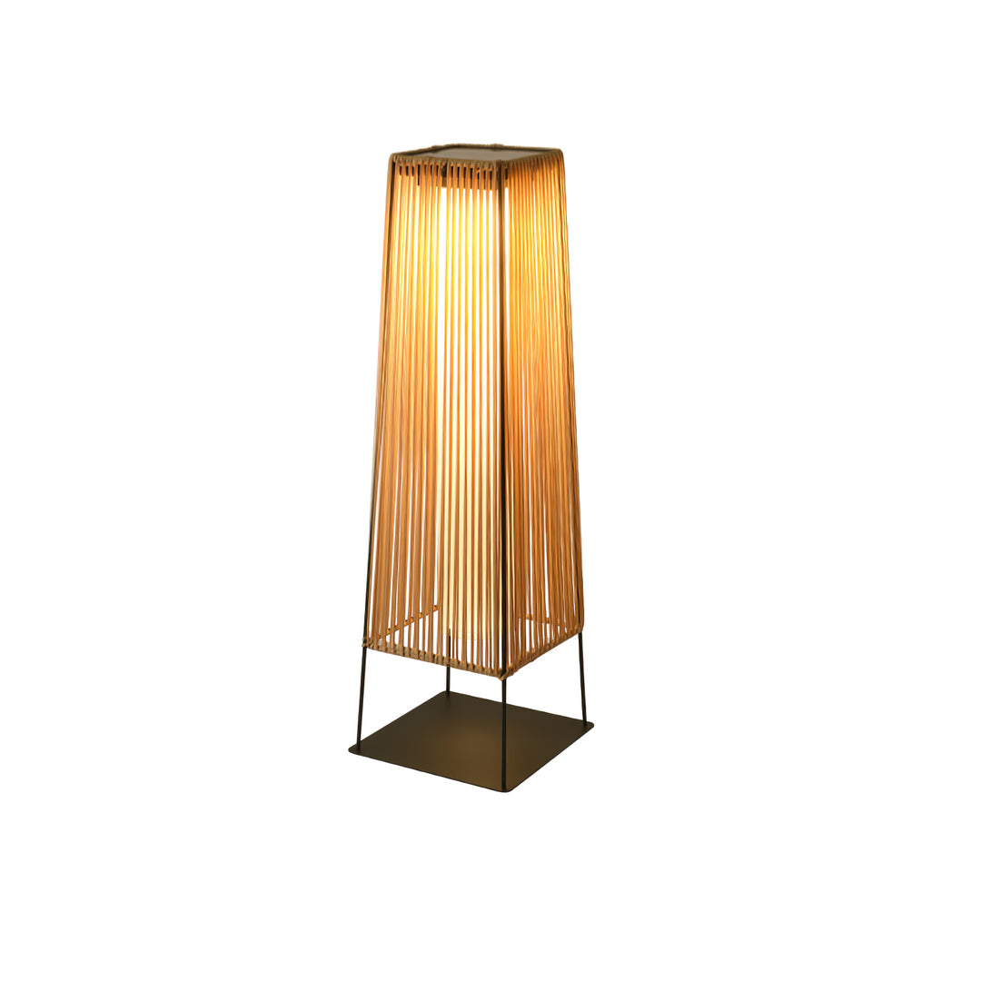 Plastic Rattan Outdoor Post Light - Vakkerlight