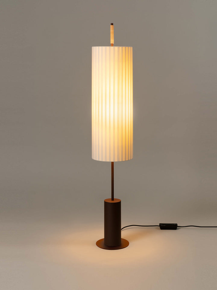 Pleated Cylinder Floor Lamp - Vakkerlight