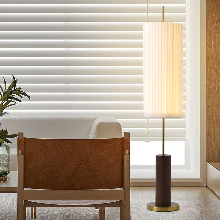 Pleated Cylinder Floor Lamp - Vakkerlight