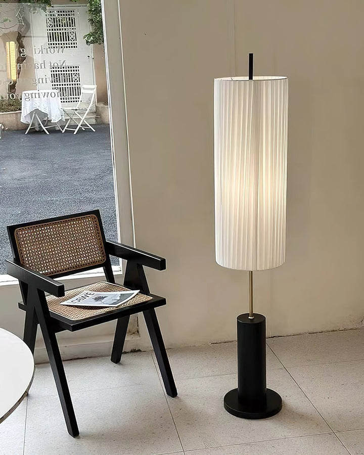 Pleated Cylinder Floor Lamp - Vakkerlight