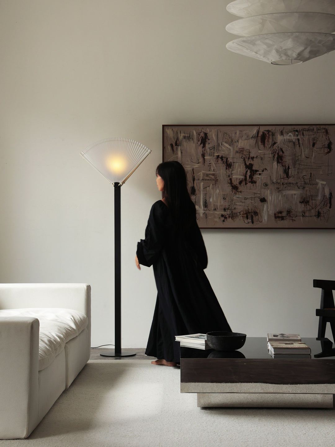 Pleated Fan Floor Lamp - Vakkerlight