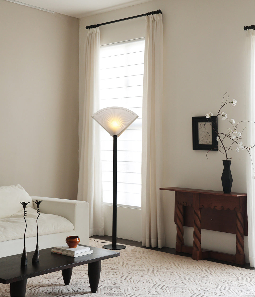 Pleated Fan Floor Lamp - Vakkerlight
