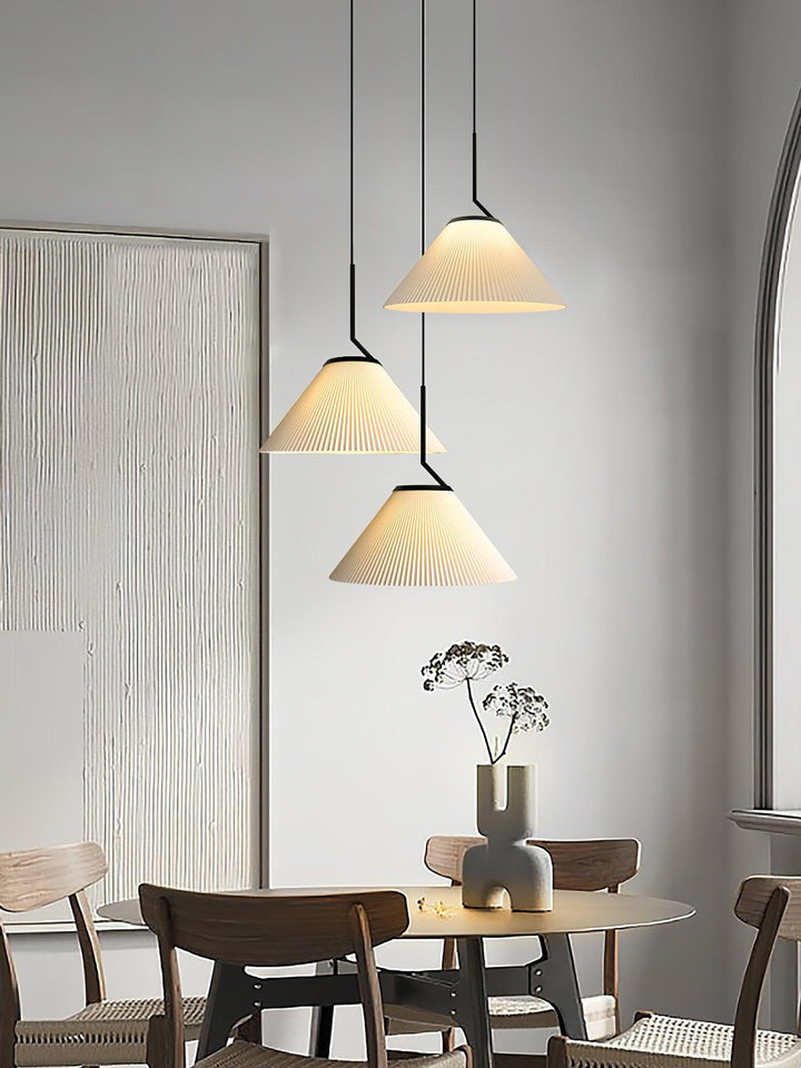 Pleated Skirt Pendant Light - Vakkerlight