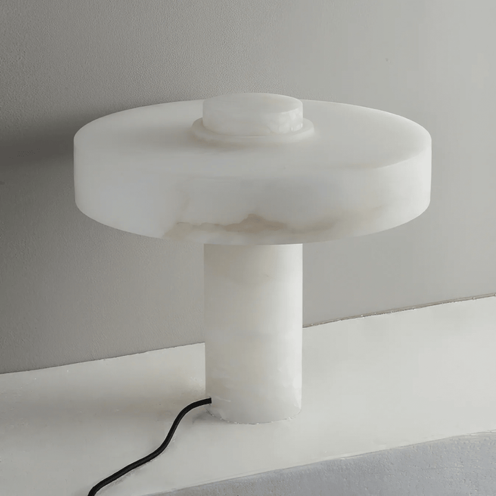 Plinth Alabaster Table Lamp - Vakkerlight