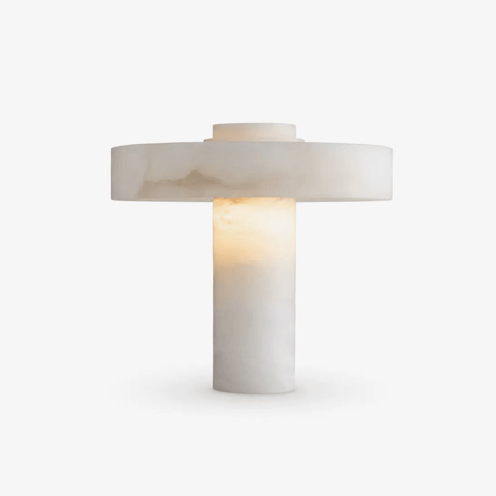 Plinth Alabaster Table Lamp - Vakkerlight