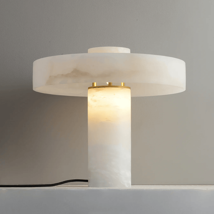 Plinth Alabaster Table Lamp - Vakkerlight