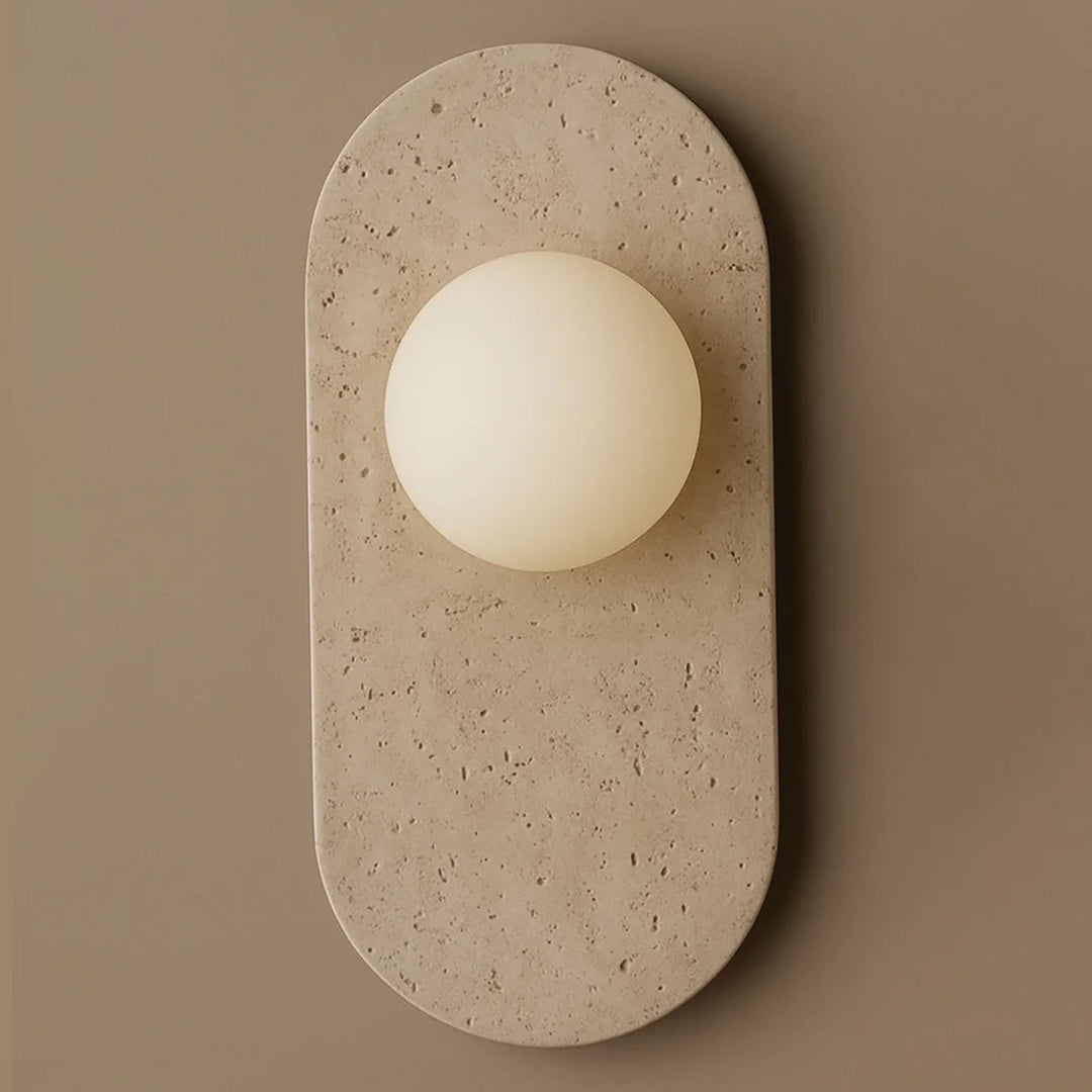 Plinto Marble Wall Sconce