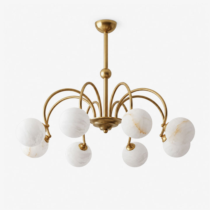 Plume Alabaster Chandelier