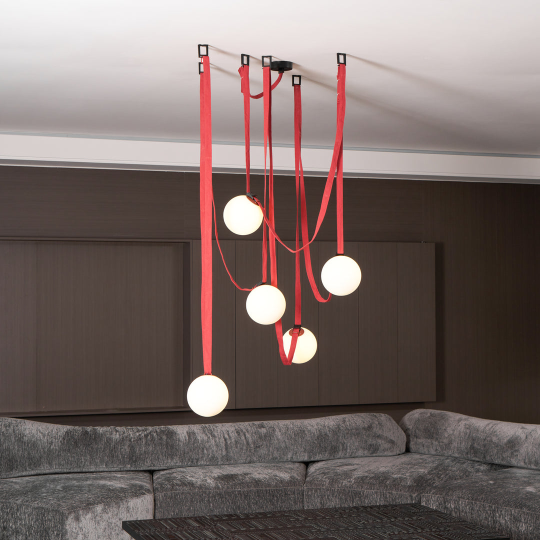 Multiple Belt Art Pendant Light - Vakkerlight