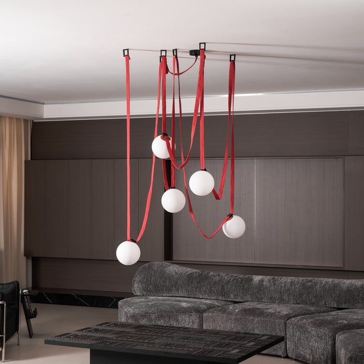 Multiple Belt Art Pendant Light - Vakkerlight