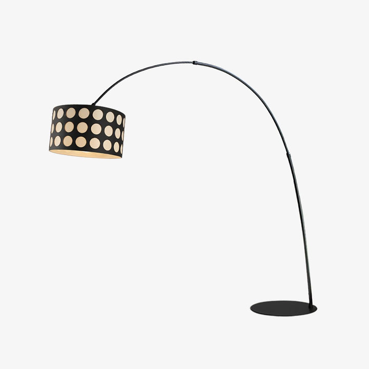 Polka Arc Fabric Floor Lamp - Vakkerlight