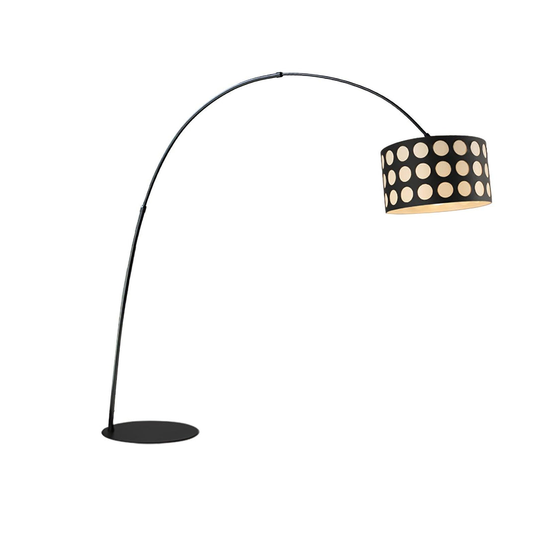 Polka Arc Fabric Floor Lamp - Vakkerlight