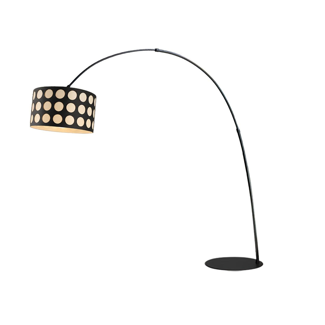 Polka Arc Fabric Floor Lamp - Vakkerlight