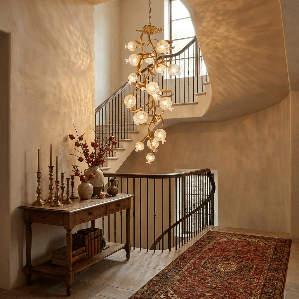 Pomegranate Brass Ceiling Lamp - Vakkerlight
