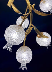 Pomegranate Brass Ceiling Lamp - Vakkerlight