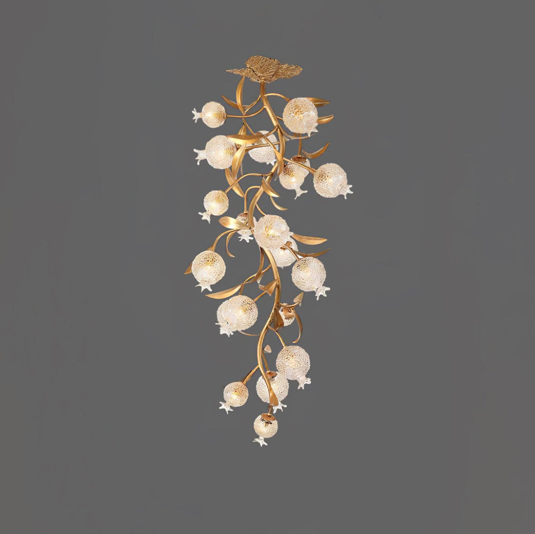 Pomegranate Brass Ceiling Lamp - Vakkerlight