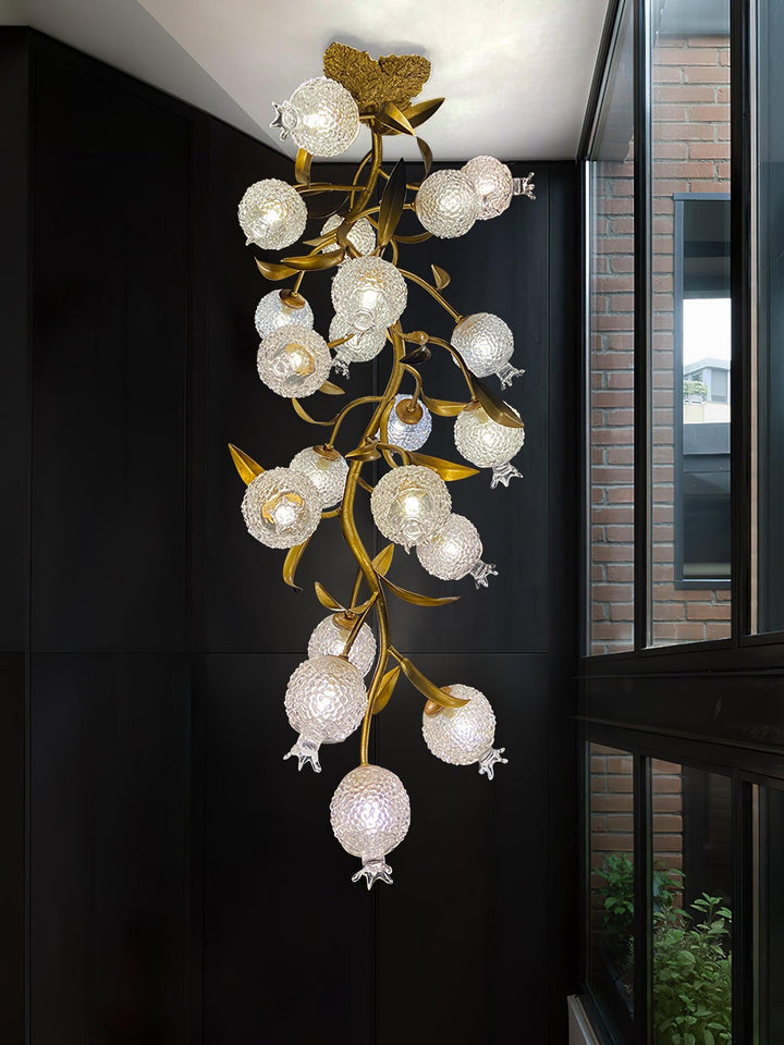 Pomegranate Brass Ceiling Lamp - Vakkerlight