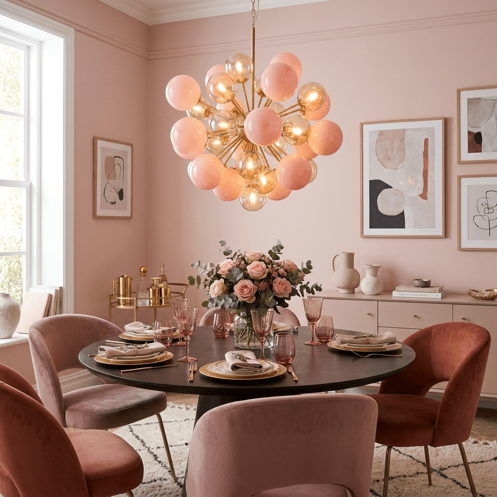 Pomelia Glass Globe Sputnik Chandelier - Vakkerlight